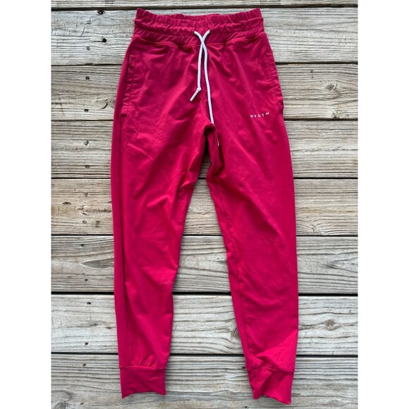 NVGTN Pants - NVGTN Athletic Hot‎ Pink Skinny Joggers Women's Medium